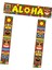 Hawaii Parti Süslemeleri Karnaval Partisi Beyit Afişi Için Aloha Afiş Tabelası'na Hoş Geldiniz (Yurt Dışından) 1