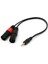 Splitter Bağlantı 3.5mm Stereo 1/8 '' - Xlr (Yurt Dışından) 4