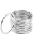 10PCS Dıy Yüzükler 35MM Hoop Loop Metal Yuvarlak Kapalı Yüzükler (Yurt Dışından) 3