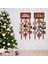 Festival Oturma Odası Noel Dekorasyonu Için 2 Noel Kartı Elk Bells (Yurt Dışından) 3