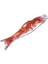 Koi Windsock Kırmızı Naylon Uçurtma Japon Bayrağı Dekorasyon 110 cm (Yurt Dışından) 4