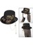 Up Black Için Vintage Başlıklı Steampunk Ş (Yurt Dışından) 5