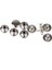 100 Takım Perçin Tekli 6MM/8MM/9MM/10MM Deri El Işi Çivmeleri 10X5MM; 10X8MM (Yurt Dışından) 5