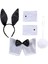 Head Band Bow Tie Bileklik Kuyruk Şapkası Bowtie Dekoratif Tavşan Kostüm I Için Role Play Cosplay Dekor (Yurt Dışından) 2
