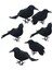 6x Simülasyon Cadılar Bayramı Crows Cadılar Bayramı Malzemeleri Için Raven Prop (Yurt Dışından) 1