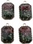 4x Dangle Charms Kolye Bilezik Küpe Takı Yapımı Dıy Kırmızı (Yurt Dışından) 2