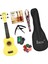 Çocuklar Ukulele Kompakt Taşınabilir Ahşap Ukulele Kı Çocuklar Başlangıç (Yurt Dışından) 1