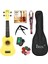Çocuklar Ukulele Kompakt Taşınabilir Ahşap Ukulele Kı Çocuklar Başlangıç (Yurt Dışından) 4