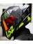 Rapıd 2 Race Raven Mat Neon Sarı Kapalı Motosiklet Kaskı Kırmızı Camlı 5