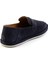 Lacivert Leather Erkek Loafer Ayakkabı E01589240102 3