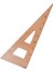 Üçgen Riga Cetvel 45 cm 1