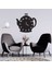 Rakamlı Çaydanlık ve AhşapDuvar Saati, Çok Renkli, Modern Stil 1