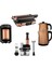 Gurme Premium Inox Evlilik Paketi Tost, Kahve, Çay Makinesi ve Mutfak Robotu Copper 1