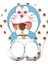 Doraemon Bileklik Mouse Pad 3D Çizgi Film Bileklik El Desteği Pedi Silikon Mouse Pad Üç Boyutlu Bilek Desteği Pedi Silikon Bileklik (Yurt Dışından) 1