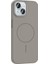 Apple iPhone 15 Kılıf Magsafe Şarj Özellikli Zore Ruby Silikon Kapak - Siyah 3