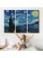 Vincent Van Gogh - Yıldızlı Gece Tablo - The Starry NIGHT-7133 5