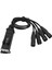 RJ45 Cat5 Ekranlı Kablo 4 Kanal 3-Pin Xlr Erkek Konnektörler Sahne Stüdyosu Için Çoklu Ağ Alıcı Kablosu (Yurt Dışından) 2