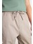 Regular Fit Normal Kesim Ribanalı Paça Pamuklu Gri Jogger Pantolon 5