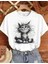 Cat Özel Tasarım Baskılı Oversize Tshirt 1