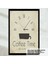 Kahve Saati Zamanı Ev Mutfak Kafe Dekorasyon Tablo Retro Ahşap Poster 1