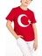 Çocuklar Için Unisex Ay Yıldızlı (Türk Bayraklı) Tişört 23 Nisan Için 1