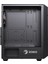 Hunter Siyah 4X12 cm Argb Fan Mesh Panel Temperli Cam Bilgisayar Kasası 4