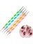 Tırnak Süsleme Nail Art Kalemi 5li -Dot Seti Noktalama Kalemi 1