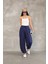 Osy Modal Yumuşak Dokulu Kumaş Şalvar Pantalon - Lacivert 1