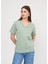 Regular Fit V Yaka Kadın T-Shirt 3