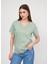 Regular Fit V Yaka Kadın T-Shirt 5