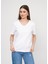 Regular Fit V Yaka Kadın T-Shirt 2