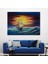 Büyük Dalgalı Okyanusdaki Yelkenli Duvar TABLOSU-3491 2