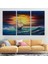 Büyük Dalgalı Okyanusdaki Yelkenli Duvar TABLOSU-3491 3