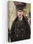 Atatürk Portre Tablosu Mustafa Kemal Atatürk Dikdörtgen Dekoratif Kanvas TABLO-FA-125 1