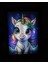 Unicorn,led Işıklı Dekoratif Çerçeve. 1