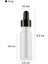 20 ml Metal Kapaklı Damlalık Dropper Şişesi Serum 20 cc Cam Şişe 6 Adet (Siyah Kapak, Şeffaf) 3