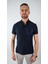 Erkek Lacivert Yakalı Tshirt 1