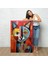 Pablo Picasso Tarzı - Soyut Renkli Kedi TABLO-7372 2