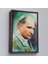 Çerçeveli Atatürk Portre Tablosu Mustafa Kemal Atatürk Dikdörtgen Dekoratif Kanvas Tablo-62 2