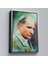 Çerçeveli Atatürk Portre Tablosu Mustafa Kemal Atatürk Dikdörtgen Dekoratif Kanvas Tablo-62 3