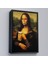 Çerçeveli Bira Içme Mona Lisa Kanvas Tablo, Olağandışı Mona Lisa Kanvas TABLO-5219 3