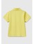 Erkek Çocuk Sarı Logolu Pike Polo T-Shirt 2