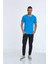 Milan Over Size Erkek Tişört Mavi 2