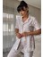 Lila Yıldız Desenli Pijama Takımı 4