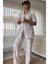 Lila Yıldız Desenli Pijama Takımı 5