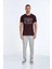 Velvet Baskılı Erkek Tişört Bordo 2