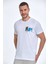 Enara Baskılı Erkek Tişört Beyaz 1