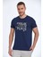 Cortez Baskılı Erkek Tişört Lacivert 1