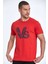 Gusta Baskılı Erkek Tişört Kırmızı 1