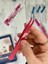 Sticker Cımbızı Eğri Uçlu Koyu Pembe/çıkartma/washi Bant/sticker/bullet Journal/defter Süsleme 3